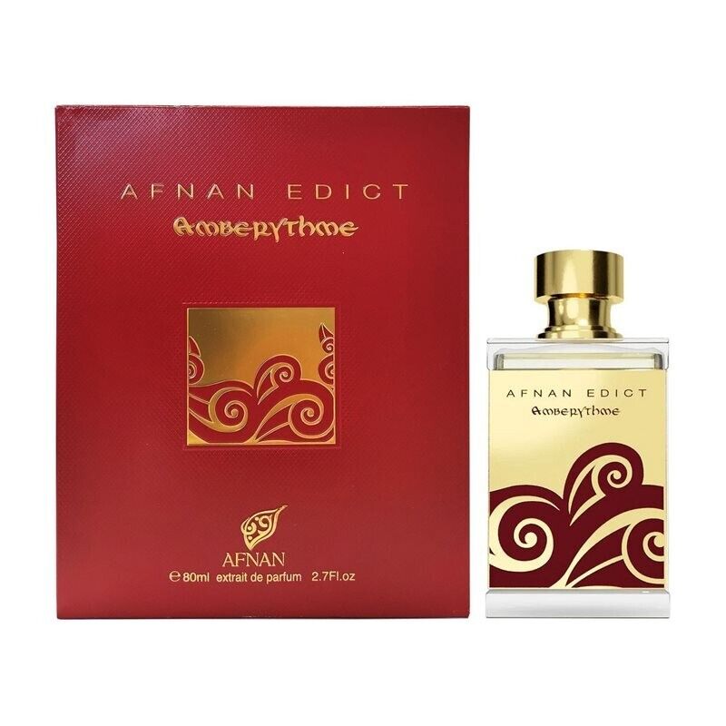 Afnan Edict Amberythme – Unisex Eau de Parfum 2.7 oz (80ml)