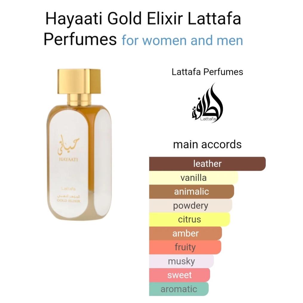 Lattafa Hayaati Gold Elixir Eau De Parfum Spray 3.4 Oz