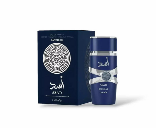 Lattafa Perfumes | Zanzibar + Rave Now Intense Bundle | Men's | 3.4 oz Per Bottle | Vanilla - Iris | Woody - Aromatic