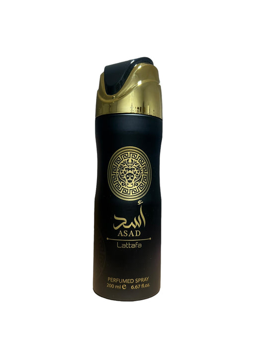 Lattafa Perfumes Asad - Unisex Deodoarant Body Spray - 200ML (6.8 Oz)