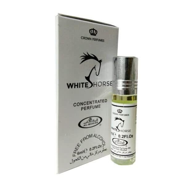Al Rehab White Horse – Unisex Parfum Oil Roll-On 0.2 oz (6ml)