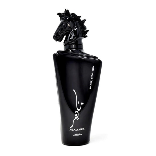 Lattafa Maahir Black Edition Eau De Parfum Spray 3.4 oz