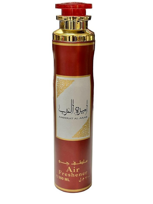 Asdaaf Perfumes | Lattafa | Ameerat Al Arab + Air Freshener Bundle | Women's Fragrance | 3.4 oz Bottle | 300 ml Air Freshener