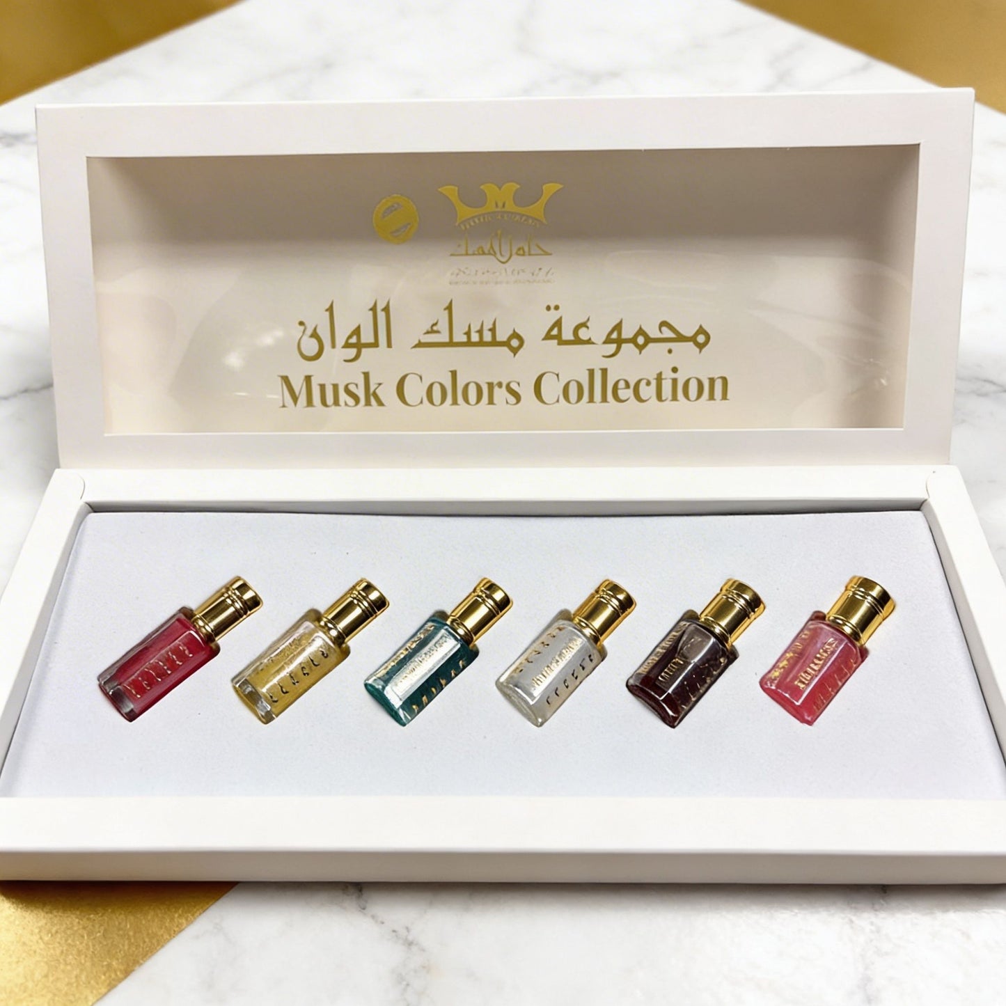 Hamil Al Musk | Musk Color 6pc Set | Unisex Fragrance | 12 ML | Pure Concentrated Oil