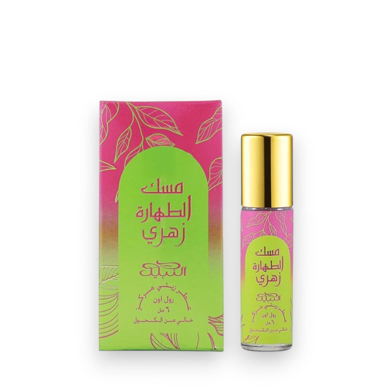 Nabeel Musk Al Tahara Zahri Concentrated Perfume Roll-On Oil, 6ML