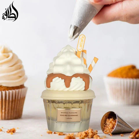 Lattafa Perfumes | Give Me Gourmand | Whipped Pleasure | Eau de Parfum | 2.53 fl oz - 75 ml | Unisex Fragrance | Sweet - Milk & Tonka Bean Notes