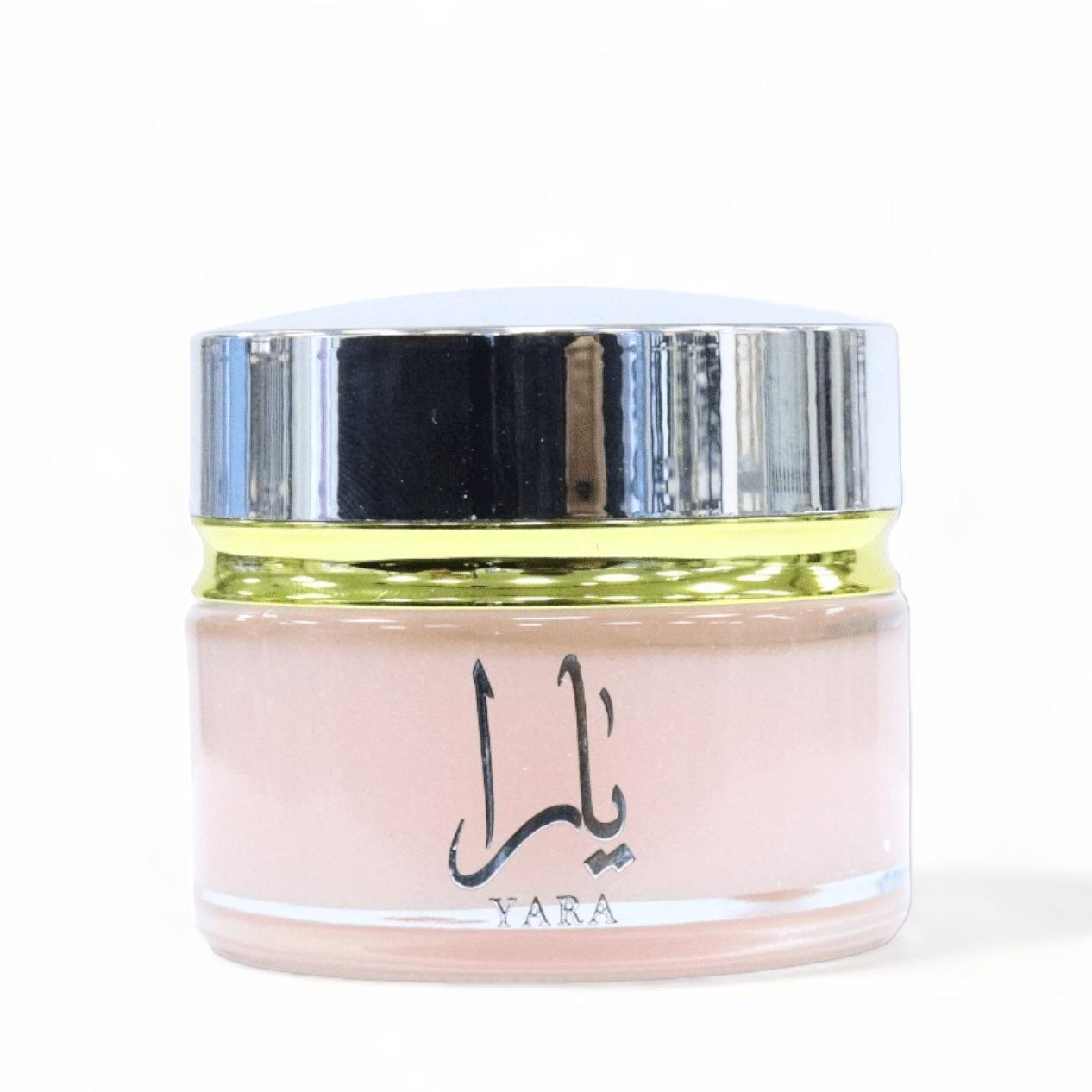 Lattafa Perfumes | Yara Cream + Yara Oil Bundle | Cream (0.75 oz) | Oil (10ml) | Women's Fragrance | Fruity and Floral
