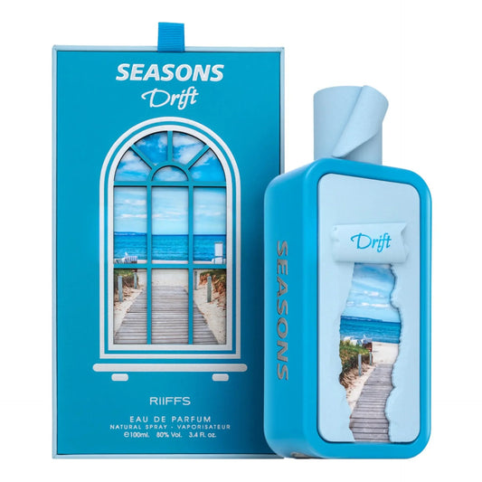 Riiffs Seasons Drift Eau De Parfum for Women | Floral Fruity Fragrance | Lemon Zest, Pink Pepper, Grapefruit, Cedar, Ginger, Sandalwood & Amber Notes