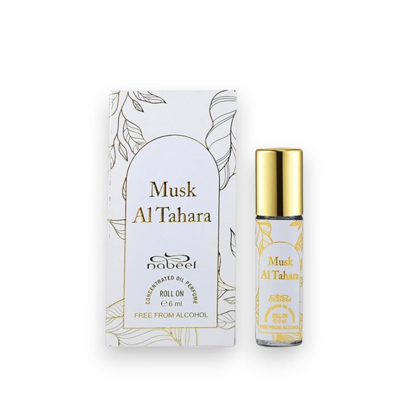Nabeel Musk Al Tahara Roll-On Oil - White Musk-Violet-Vanilla Notes, 6 ML