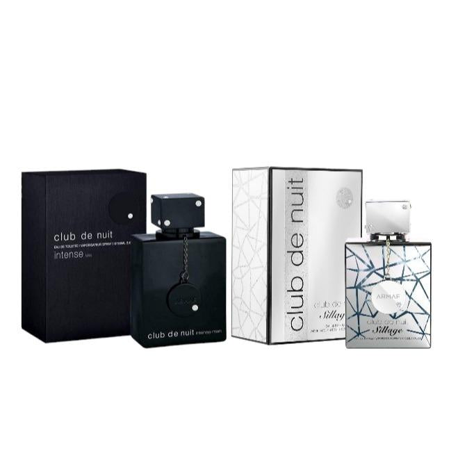 Armaf Club de Nuit Intense + Sillage Bundle Set, Men's 3.6 oz Multi-Pack Woody-Spicy Aromatic Woody Fragrance, Citrus Woods Fragrance, All Skin Types