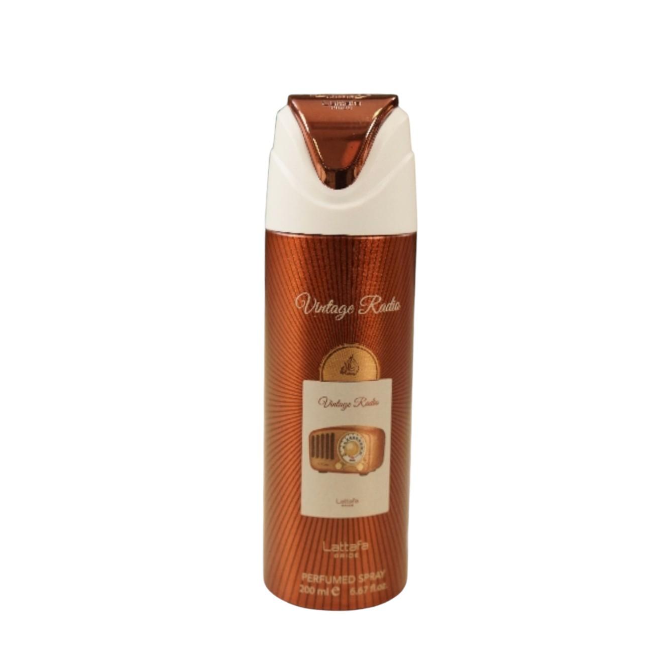Lattafa Vintage Radio EDP Perfumed Spray, 200 ML