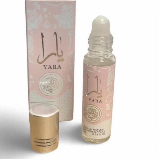 Lattafa Perfumes | Yara Cream + Yara Oil Bundle | Cream (0.75 oz) | Oil (10ml) | Women's Fragrance | Fruity and Floral