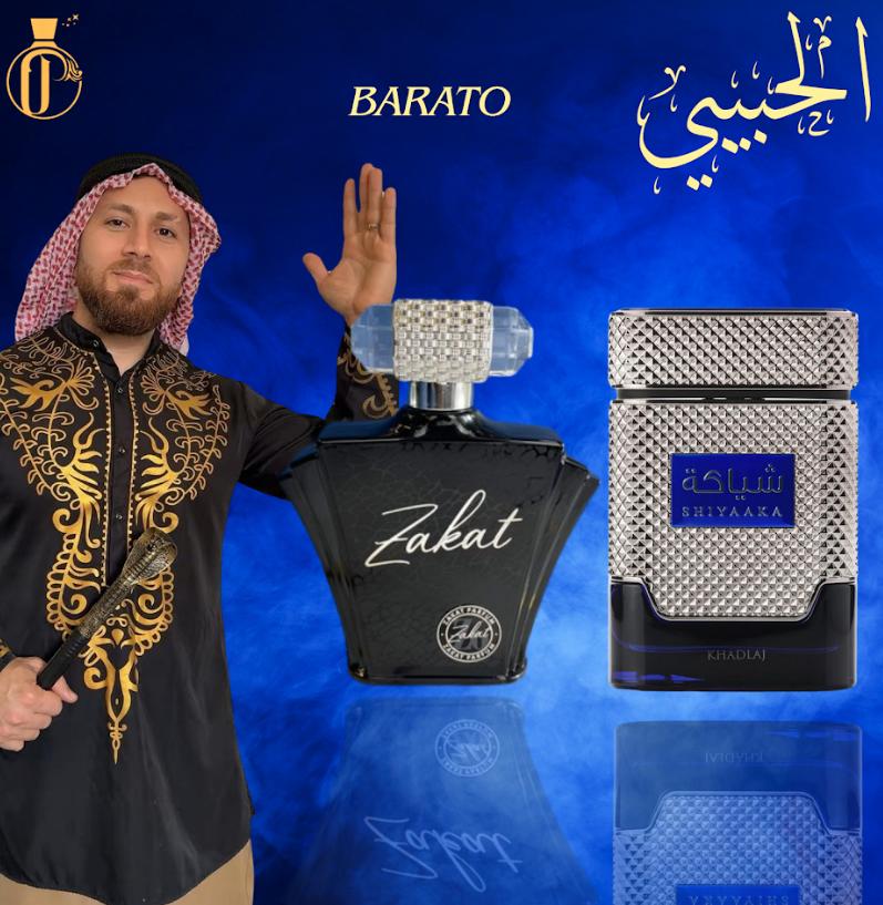 El Habibi Barato Bundle - Multi-Pack EDP Perfume Spray - Z6 + Shiyaaka Blue, 100 ml Per Bottle, Notes of Bergamot, Musk, Fruity & Sweet