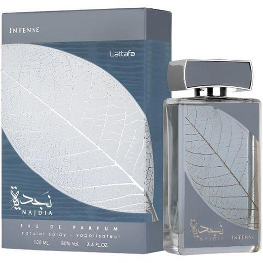 Lattafa Perfumes | Najdia Intense | Eau De Parfum | Mens Fragrance - 3.4 oz (100ml) - Aromatic - Spicy - Fruity