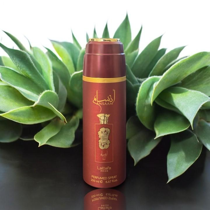 Lattafa Ansaam Red – Perfumed Body Spray 6.7 oz (200ml)