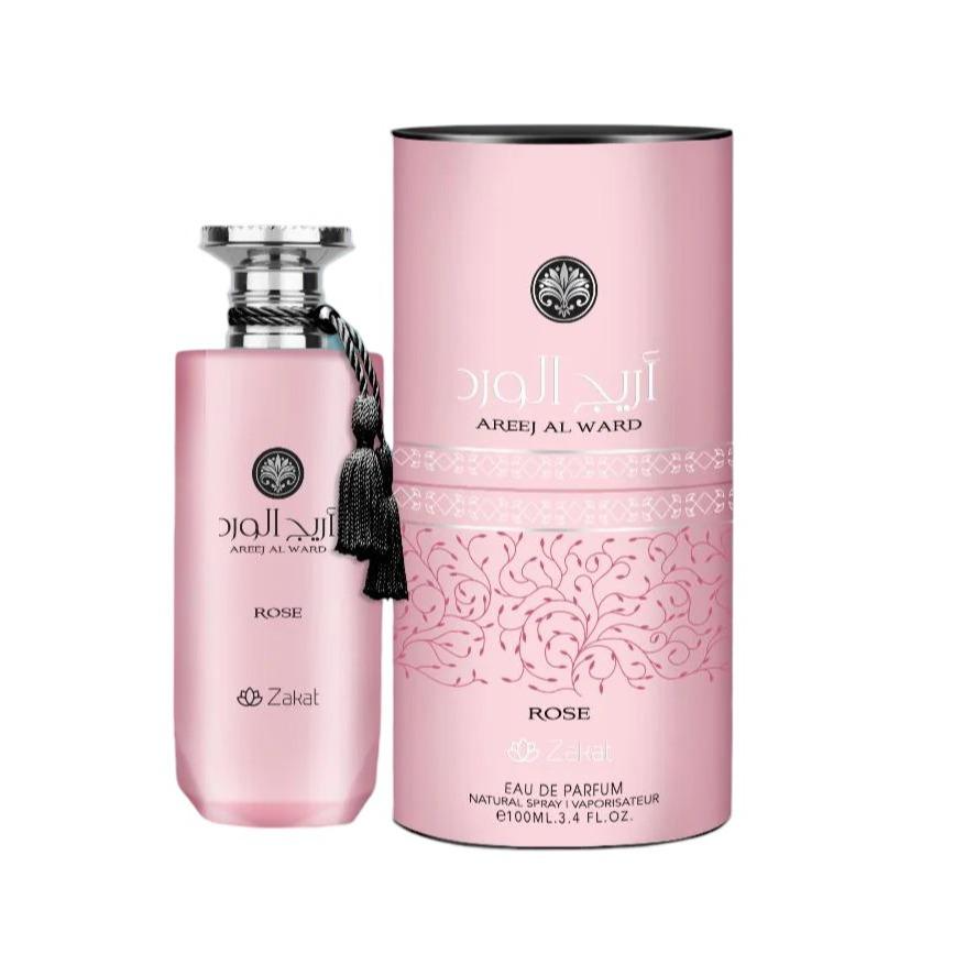 Zakat Areej Al Ward Pink – Women's Eau de Parfum 3.4 oz (100ml)