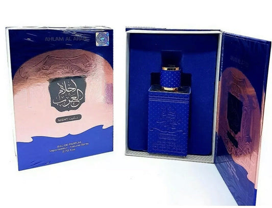 Ard Al Zaafaran Ahlam Al Arab Night – Unisex Eau de Parfum 2.7 oz (80ml)
