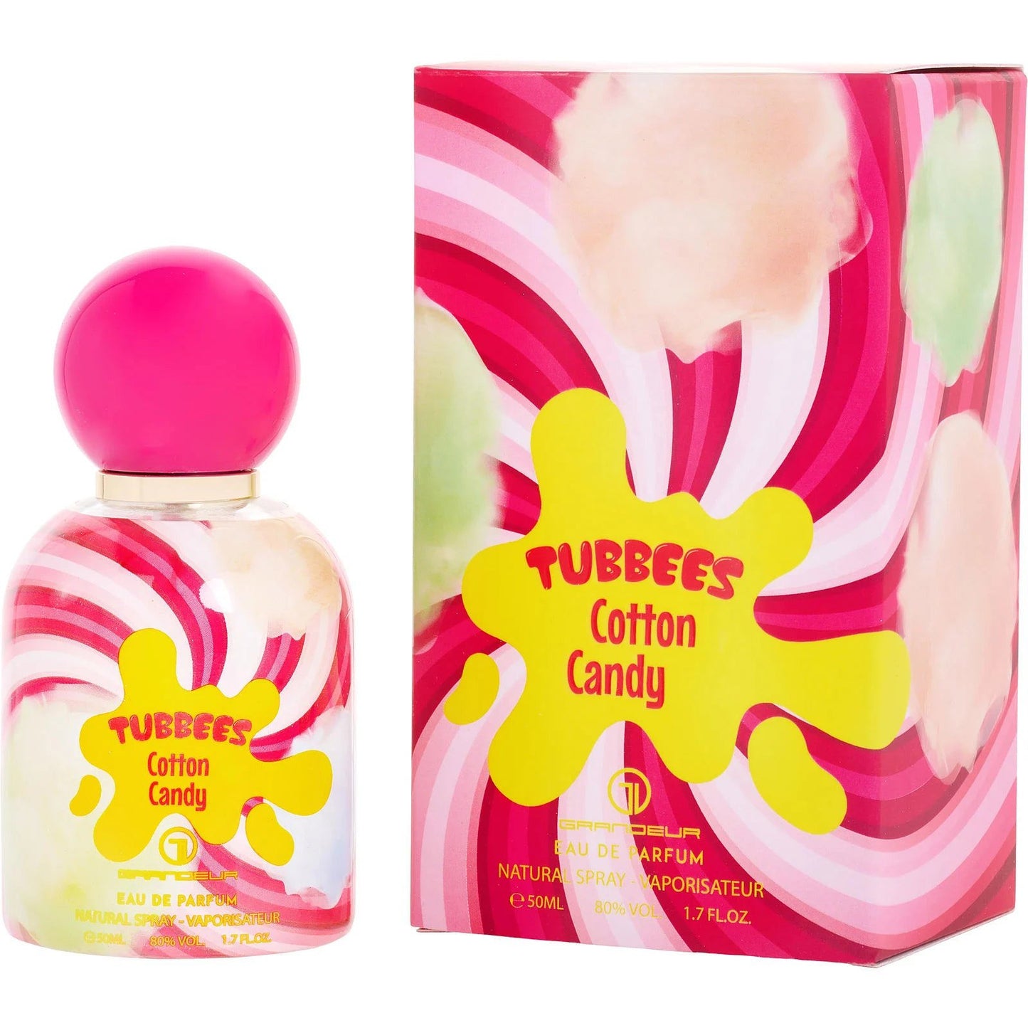 Grandeur | Tubbees - Cotton Candy - Kids Favorite Sweets Fragrances (50 ML / Bottle)