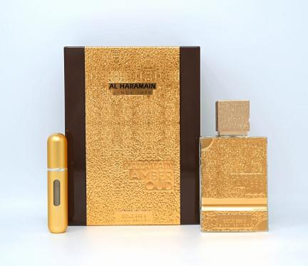 Al Haramain Perfumes | Haramain Amber Oud Gold 999.9 | 2.5 oz (75ml) Bottle | Unisex Perfume | Eau de Parfum