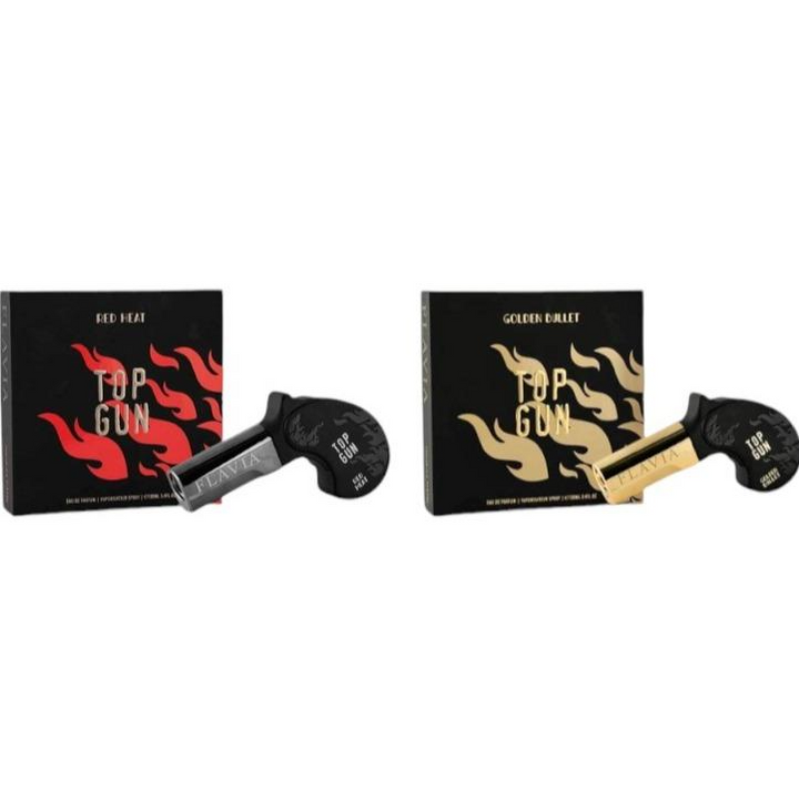 Flavia Perfumes - By Armaf | Top Gun Heat + Gold Bundle | 3.4 oz Per Bottle | Unisex | Fresh - Fruity - Powdery - Oud