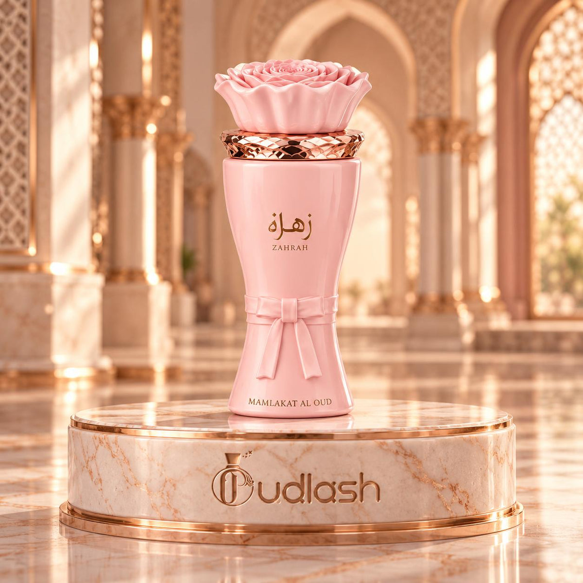 Mamlakat Al Oud | Zahrah | Petal Kiss | Women's Fragrance | 100 ML - 3.4 OZ | Eau De Parfum | Rose - Litchi & Pink Pepper