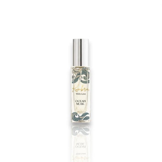 Kumbra With Love | Ocean Musk | Unisex Fragrance | 10 ML - 0.34 OZ | Eau De Parfum | Iris - Musk & Pepper