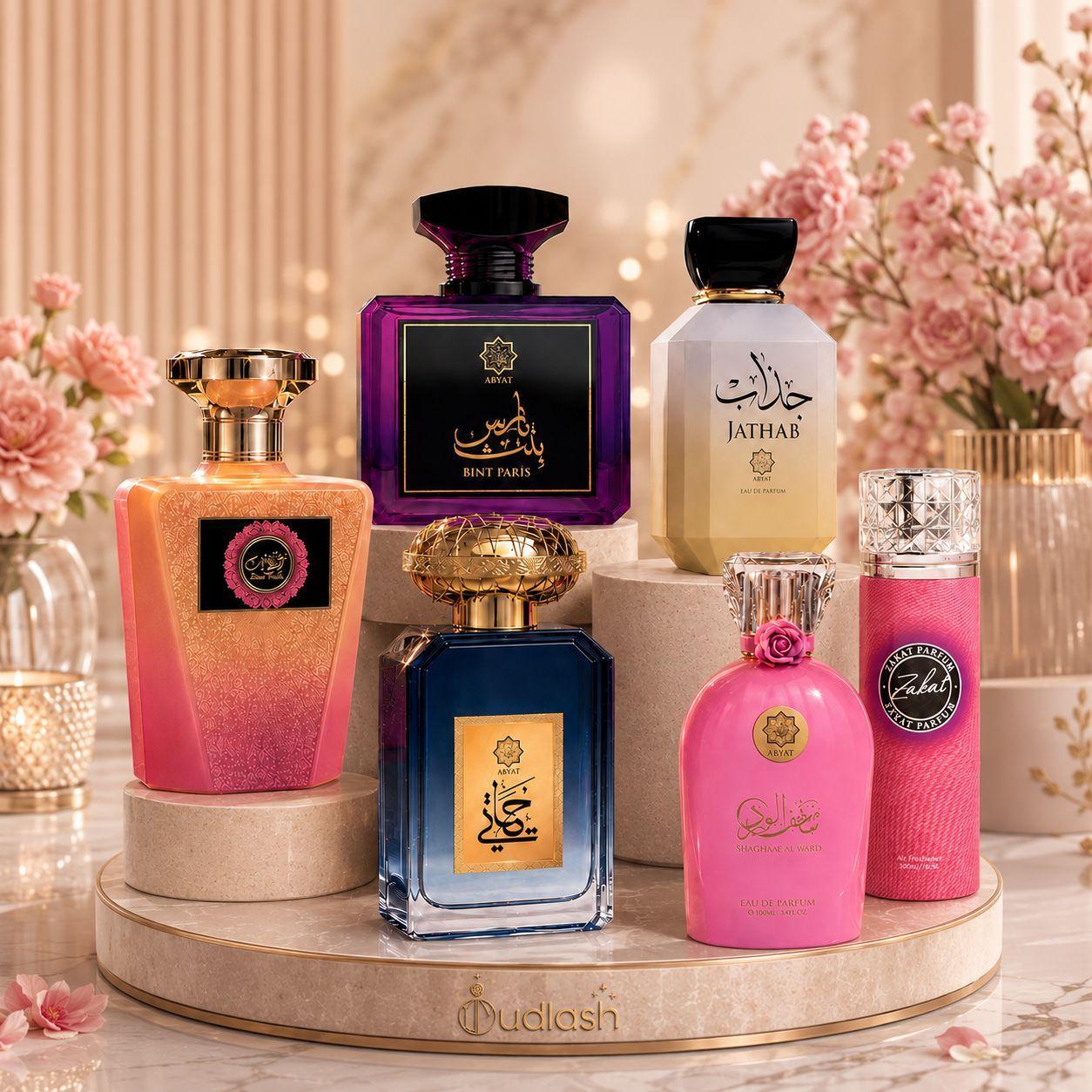 Habibi Bundle | Zakat Z29 Body Spray + Shanghaf Al Ward + Rose Night + Jathab + Hayati + Bint Paris | Unisex Fragrance | 100 ML | Eau De Parfum | Orange Blossom - Bergamot & Jasmine