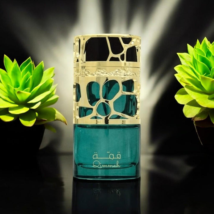 Lattafa Perfumes | Qimmah - Womens Eau de Parfum - 3.4 Oz (100ML) Vanilla - White Floral - Almond Fragrance
