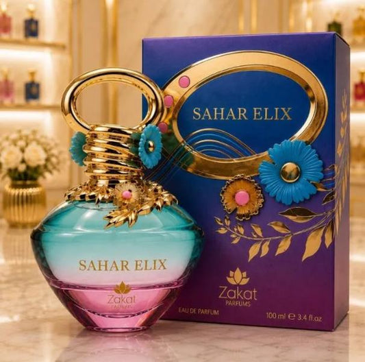Zakat Parfums | Sahar Elixir | Eau De Parfum | Women's Fragrance | 100 ML | Sweet - Strawberry & Vanilla Notes