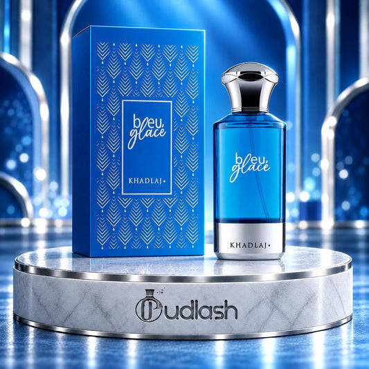 Khadlaj | Bleu Glace | Eau De Parfum | 100 ML | Men's Fragrance | Bergamot - Lavender & Oakmoss Notes