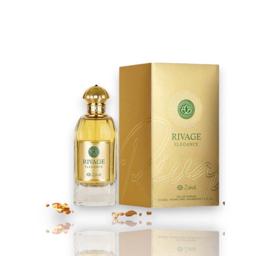 Zakat | Rivage | Elegance | Women's Fragrance | 100 ML - 3.4 OZ | Eau De Parfum | Rose - Lavender & Orchid