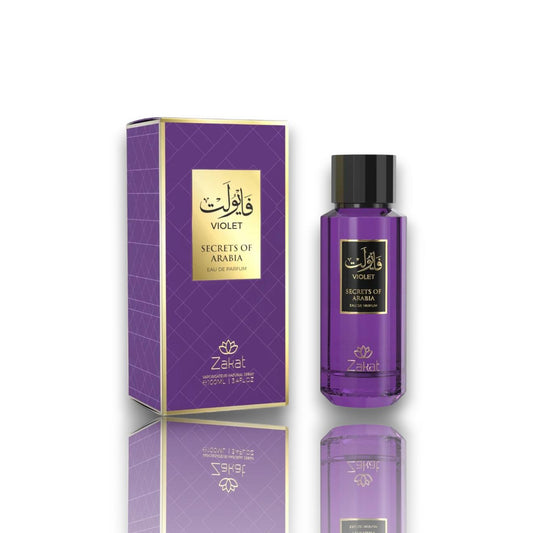 Zakat Parfums | Secrets of Arabia Violet | Unisex Fragrance | 100 ML - 3.4 OZ