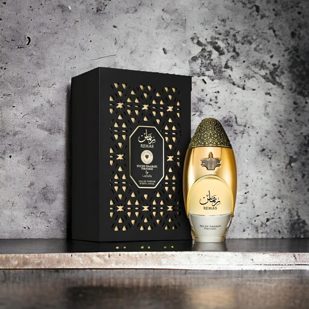 Niche Emarati by Lattafa | Remas - Unisex Eau de Parfum - 3.4 OZ (100 ML) Bergamot - Mango - Jasmine Fragrance