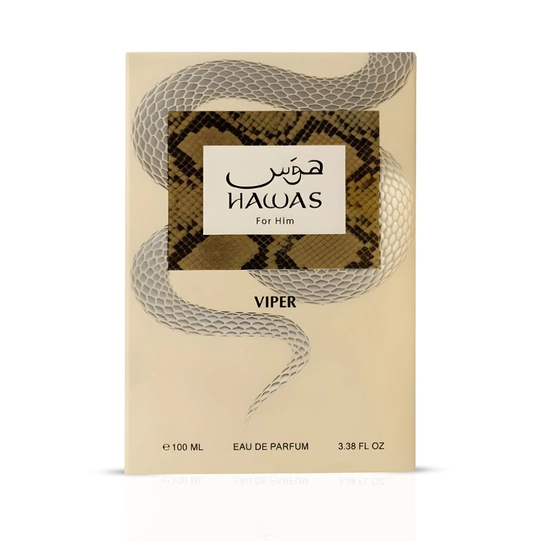 Hawas Viper Eau de Parfum Spray 100ml (3.4 oz) by Rasasi