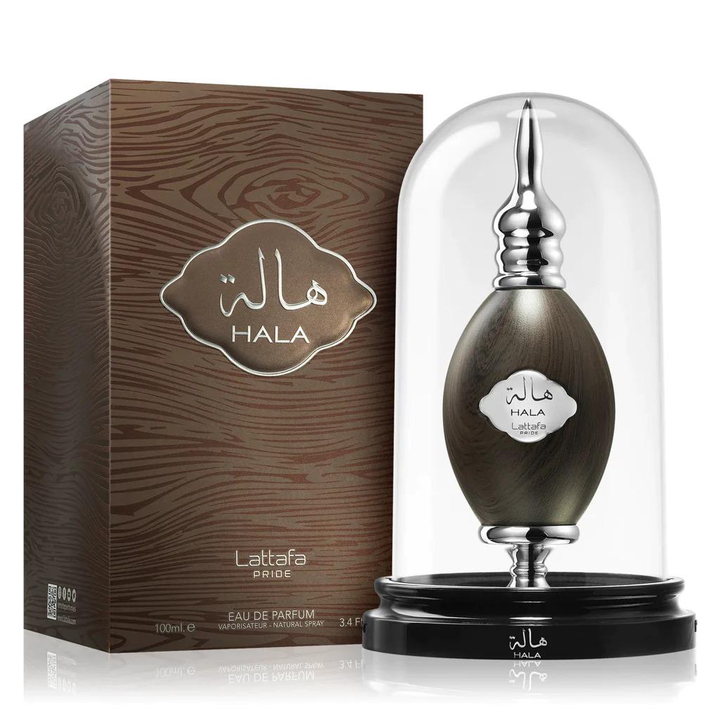 Lattafa Perfumes | Hala - Unisex Fragrance - 3.4 oz (100ml) | Amber - Woody - Fresh - Spicy - Smokey