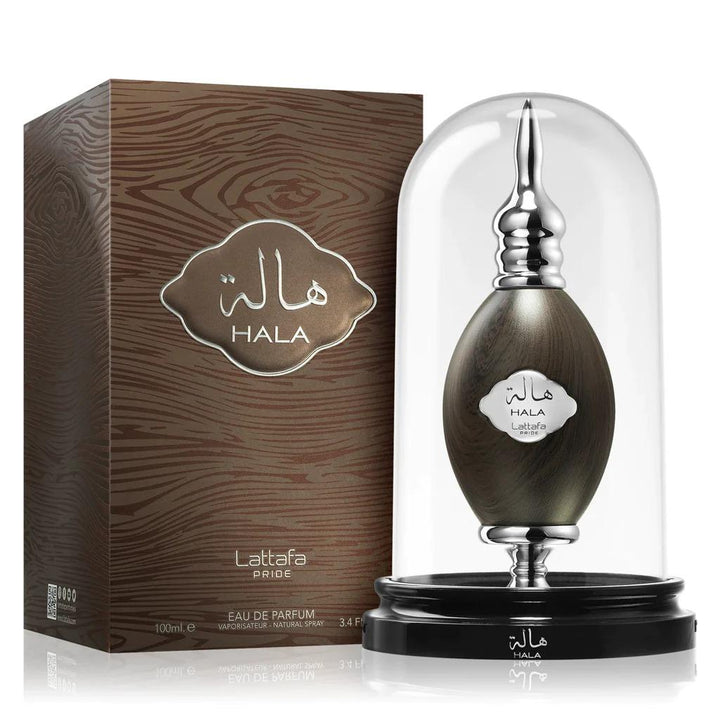 Lattafa Perfumes | Hala - Unisex Fragrance - 3.4 oz (100ml) | Amber - Woody - Fresh - Spicy - Smokey