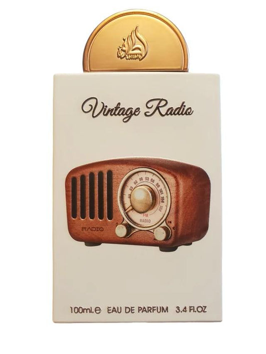 Lattafa Pride Vintage Radio Unisex EDP, 3.4 fl oz (100ml)