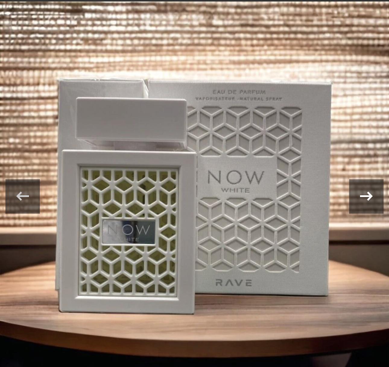 Lattafa Perfumes | Rave Now White - Mens Eau de Parfum 3.4 oz Fragrance - Citrus - Woody - Musk - Fresh Spicy