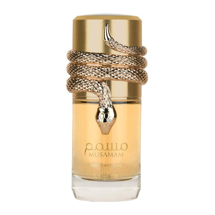 Lattafa Perfumes | Musamam White Intense - Unisex Eau de Parfum - 3.4 Oz (100Ml) Amber - Citrus - Coconut Fragrance