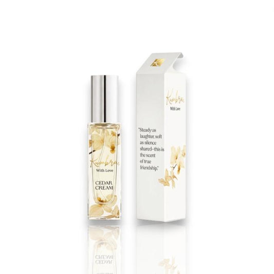 Kumbra With Love | Cedar Creme | Unisex Fragrance | 10 ML - 0.34 OZ | Eau De Parfum | Vanilla - Amber & Papyrus