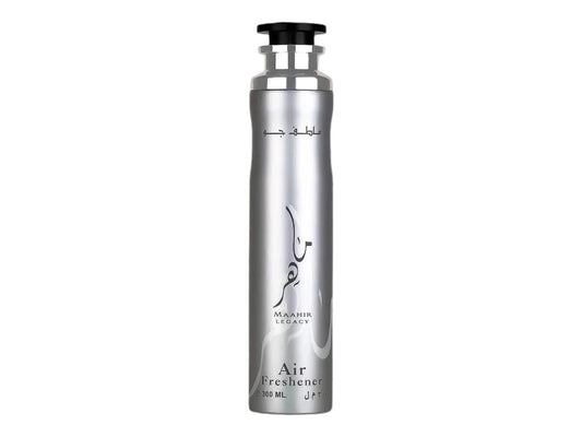 Lattafa Maahir Legacy Air Freshener Spray Can, 300 ml
