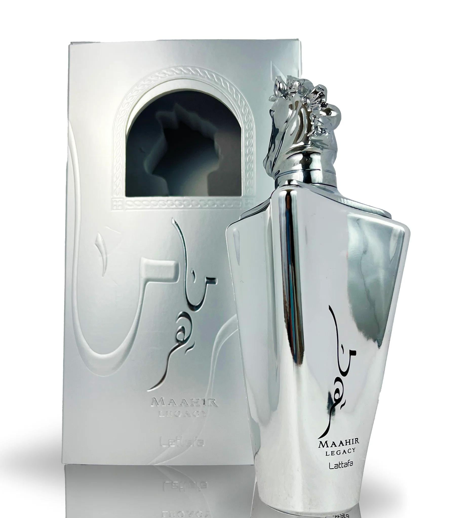 Lattafa Perfumes | Maahir Legacy - Mens Fragrance - 3.4 oz (100ml) Single Item - Aromatic and Citrusy Scent