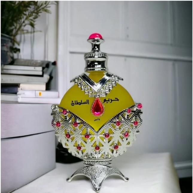 Khadlaj Perfumes | Hareem Al Sultan Silver - Womens Oil Fragrance - 35ML - Floral Fragrance - Single Item -