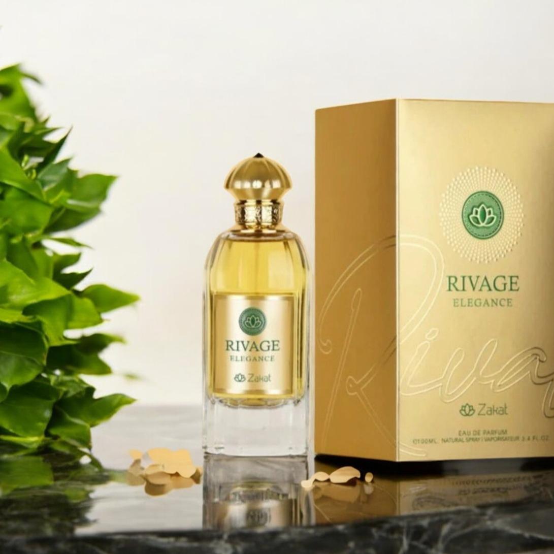 Zakat | Rivage | Elegance | Women's Fragrance | 100 ML - 3.4 OZ | Eau De Parfum | Rose - Lavender & Orchid