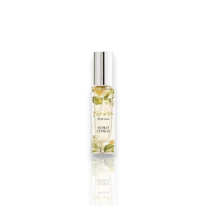 Kumbra With Love | Sunlit Citrus | Unisex Fragrance | 10 ML - 0.34 OZ | Eau De Parfum | Grapefruit - Sage & Sea Salt
