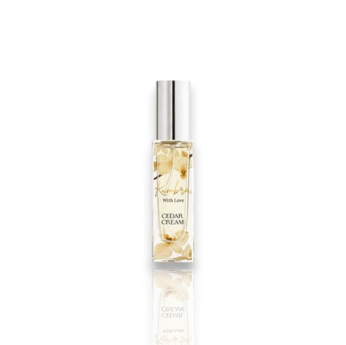 Kumbra With Love | Cedar Creme | Unisex Fragrance | 10 ML - 0.34 OZ | Eau De Parfum | Vanilla - Amber & Papyrus