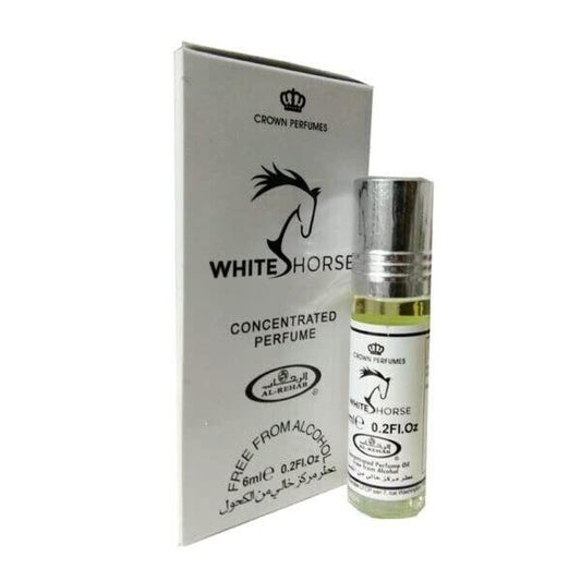 Al Rehab White Horse – Unisex Parfum Oil Roll-On 0.2 oz (6ml)