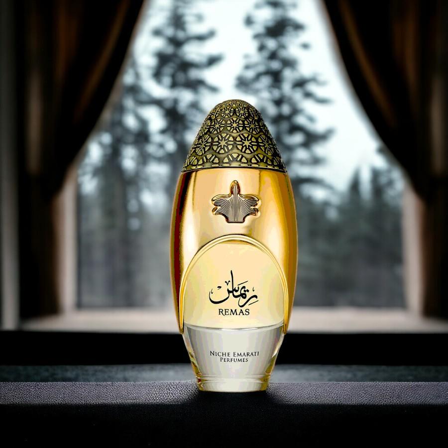 Niche Emarati by Lattafa | Remas - Unisex Eau de Parfum - 3.4 OZ (100 ML) Bergamot - Mango - Jasmine Fragrance