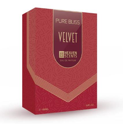 Heaven Scents | Pure Bliss Velvet | Unisex Fragrance | 3.4 oz (100ml) Bottle | Eau de Parfum | Fruity