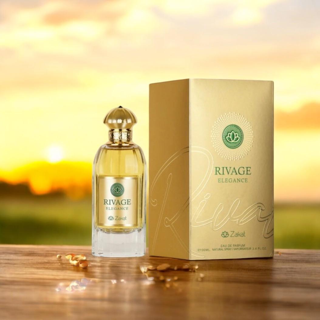 Zakat | Rivage | Elegance | Women's Fragrance | 100 ML - 3.4 OZ | Eau De Parfum | Rose - Lavender & Orchid